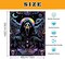 Citrus; Skull Moon Star Paint by Numbers for Adults, 16x20 Inch Halloween Paint by Number Kit on Canvas, DIY Acrylic Painting Set with Brushes and Paints, Easy Beginner Art Craft Home Wall Decor Gift; Category:Halloween Diamond Art; Image:3